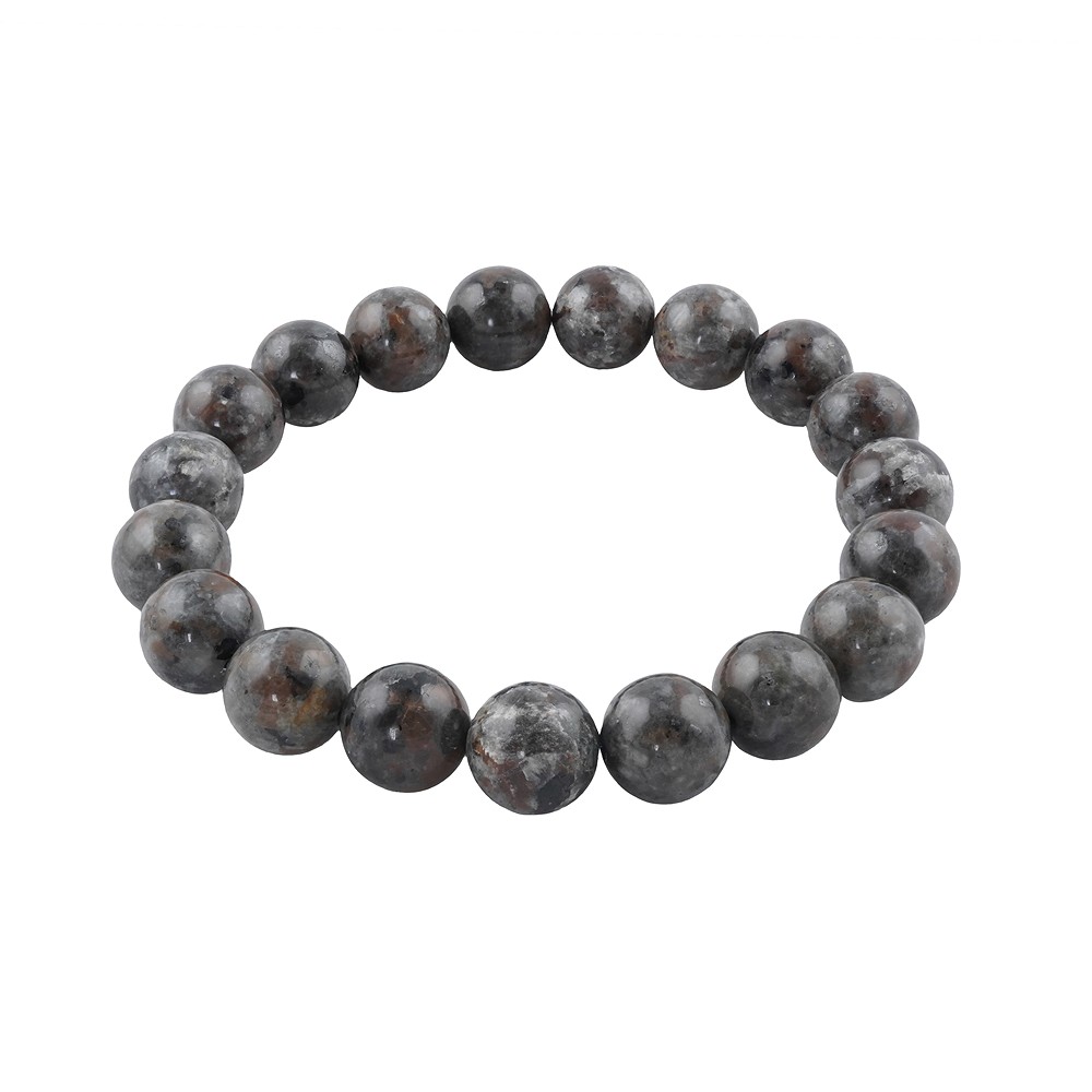 Pulsera, yooperlita, cuentas de 10 mm  | Marco Schreier