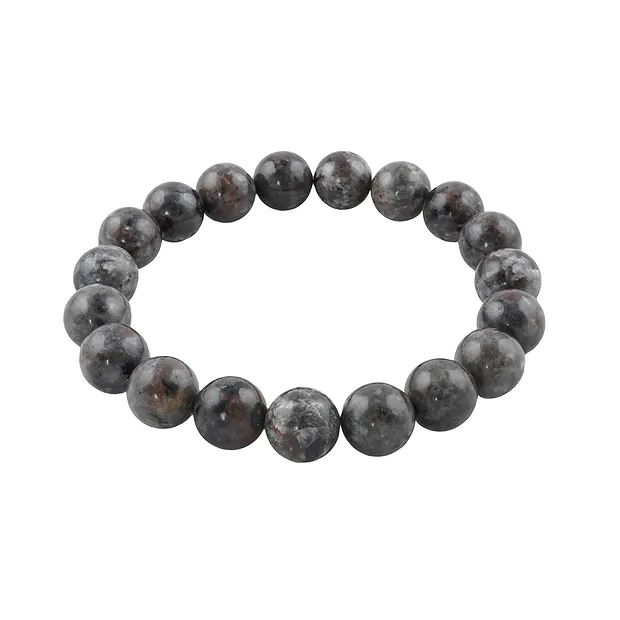 Pulsera, yooperlita, cuentas de 10 mm | Marco Schreier