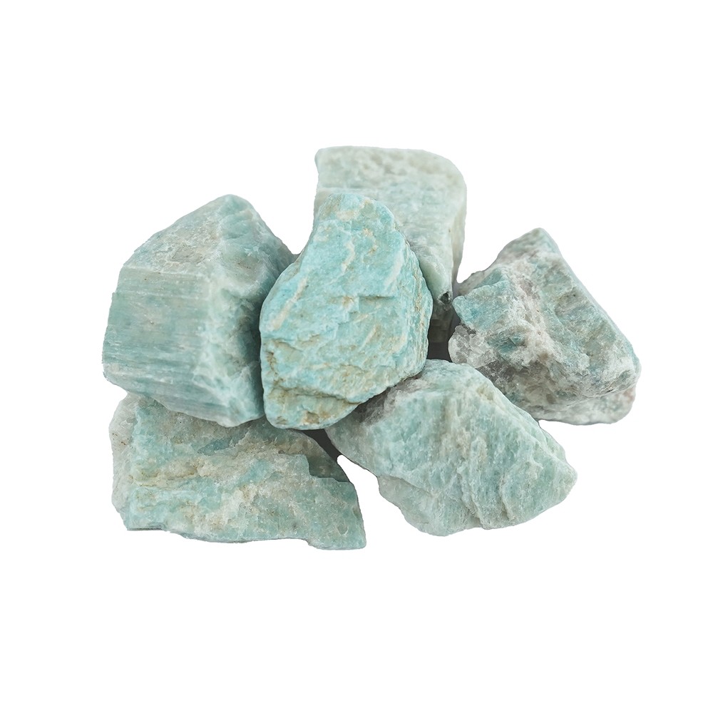 Rough stones Amazonite (light), 03 - 05cm | wholesaler gems & healing stones