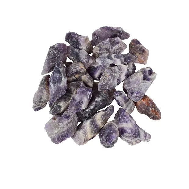 Amethyst rough stones (banded), 03 - 05cm | wholesaler gems & healing stones
