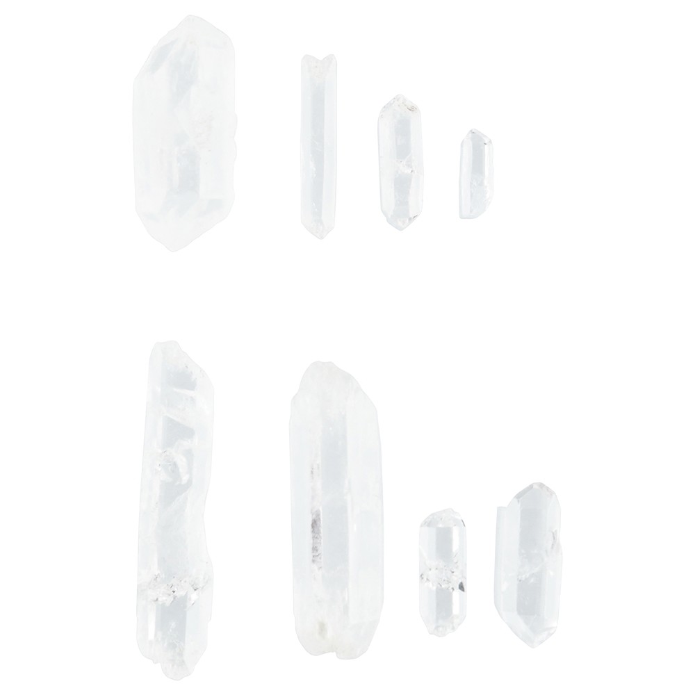 Rock Crystal needles, 1.0 - 2.0 cm | wholesaler gems, healing stones & jewelry