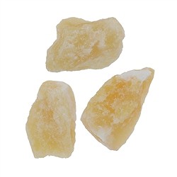07042211 Calcite (orange) rough stones, 03 - 05cm | wholesaler gems & healing stones