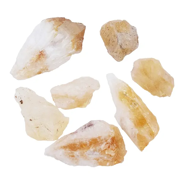 Rough stones Citrine (burnt), 02,5 - 04cm | wholesaler gems & healing stones