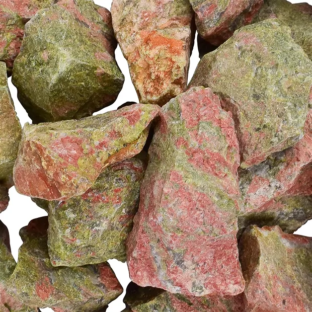 Rohsteine Unakit, 02 - 05cm | Mineralien-Handel Edelsteine, Heilsteine & Schmuck