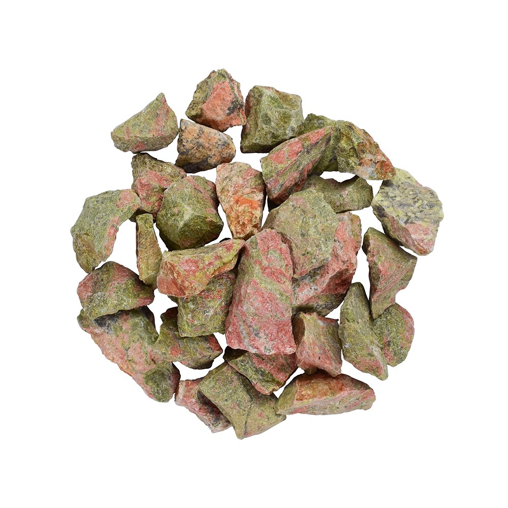 Rohsteine Unakit, 02 - 05cm | Mineralien-Handel Edelsteine, Heilsteine & Schmuck