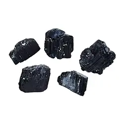 07138301 Piedras en bruto Turmalina negra, 02 - 03cm (1kg/VE) | Marco Schreier