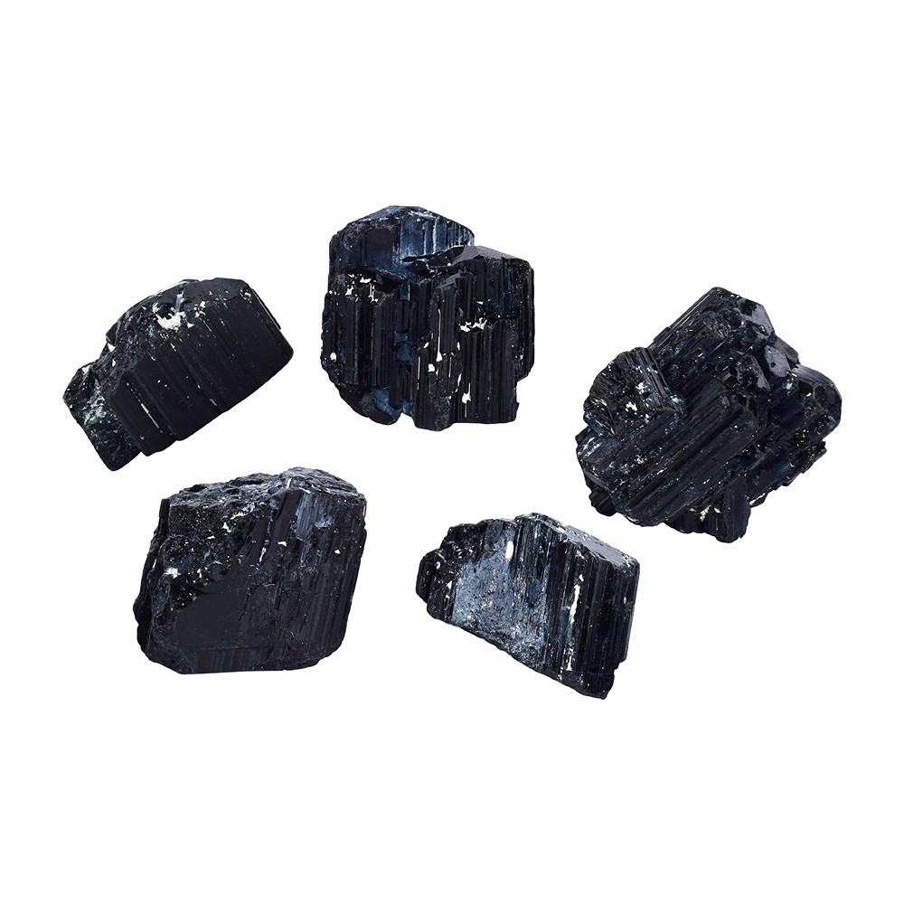 Pietre grezze Schorl, 02 - 03cm (1kg/VE) | grossista gemme e pietre curative