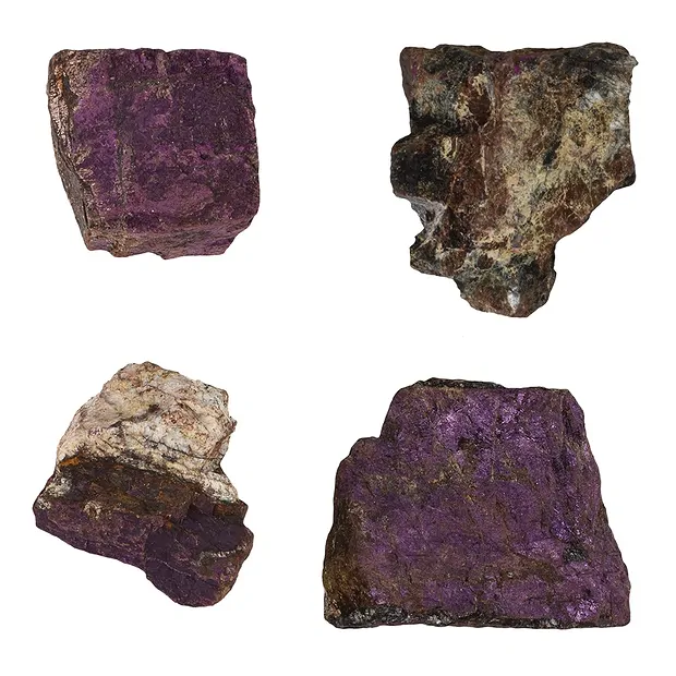 Purpurite rough stones, 2.5 - 4.0cm (small), 0.5kg/ PU | Marco Schreier