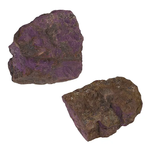 Purpurite rough stones, 3.0 - 6.0cm (large), 0.5kg/ PU | Marco Schreier