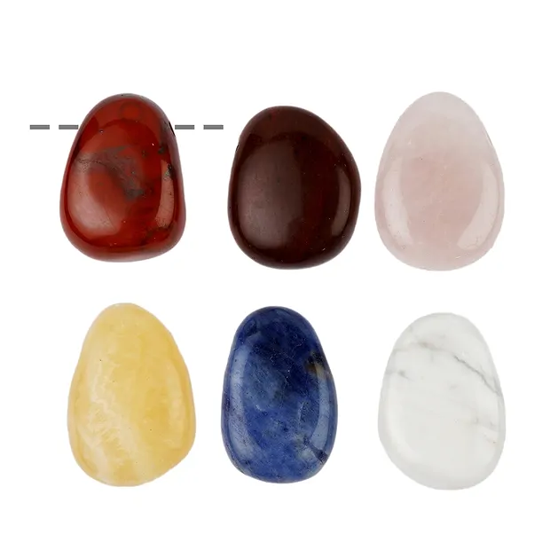 1 kg di pietre burattate forate di varietà diverse, da 2 a 3 cm circa. | Marco Schreier