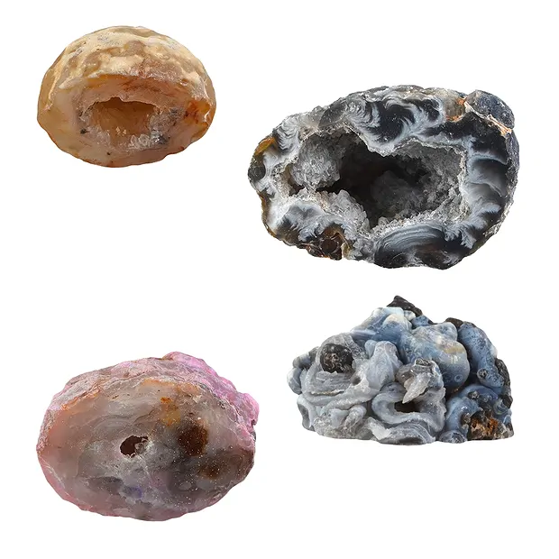 Agate baby geodes, 2.5 to 5 cm (1 kg/ PU) | wholesaler gems & healing stones