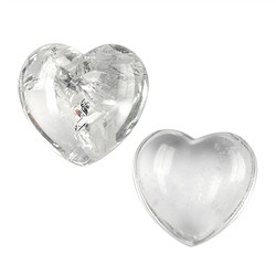 0803520000 Hearts Rock Crystal mixed sizes, approx. 3 - 4cm, 0,5kg/ PU | Marco Schreier