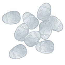 0803593012 Tumbled Stone Rock Crystal drilled, approx. 2 x 3cm (small) | Marco Schreier