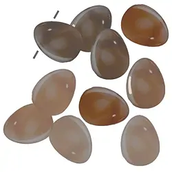 0804393012 Tumbled Stone Carnelian (heated) drilled, approx. 2 x 3cm | Marco Schreier