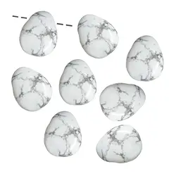 0809193012 Pietra burattata forata Magnesite, circa 2 - 3 cm | Marco Schreier