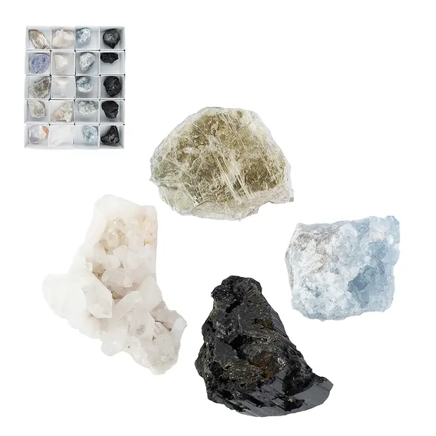 Crystals Madagascar Start-Set 2 (20 pcs./ PU) | wholesaler gems & healing stones