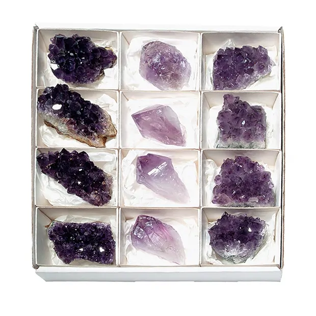 Start-Set Amethyst, 07cm (12 St./VE) | Schreier Edelsteine, Heilsteine & Schmuck