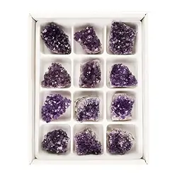 0901201111 Clusters Amethyst AB (Uruguay), 05cm (12 pcs./ PU) | Marco Schreier