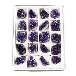 0901201121 Clusters Amethyst (Uruguay) AB, 04-05cm (20 pcs./ PU) | Marco Schreier