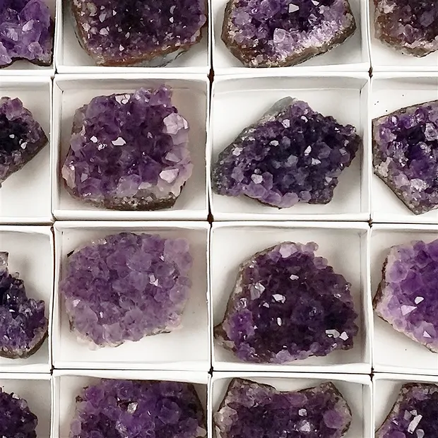 Stufen Amethyst BC (Uruguay),  04 - 05cm (20 St./VE) | Marco Schreier