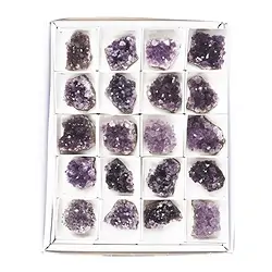 0901201122 Clusters Amethyst BC (Uruguay), 04 - 05cm (20 pcs./ PU) | Marco Schreier
