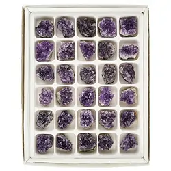 0901201132 Stufen Amethyst (Uruguay) B, 03cm (30 St./VE) | Edelsteine, Heilsteine & Schmuck