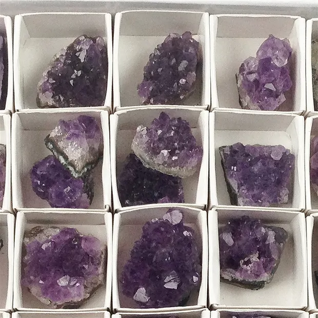 Clusters Amethyst (Uruguay) AB, 02-03cm (48 pcs./ PU) | Marco Schreier
