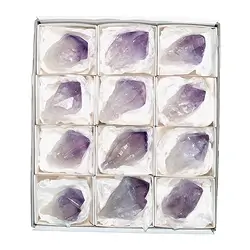 0901203012 Spitzen Amethyst, 07cm (12 St./VE) | Großhandel Edelsteine, Heilsteine & Schmuck