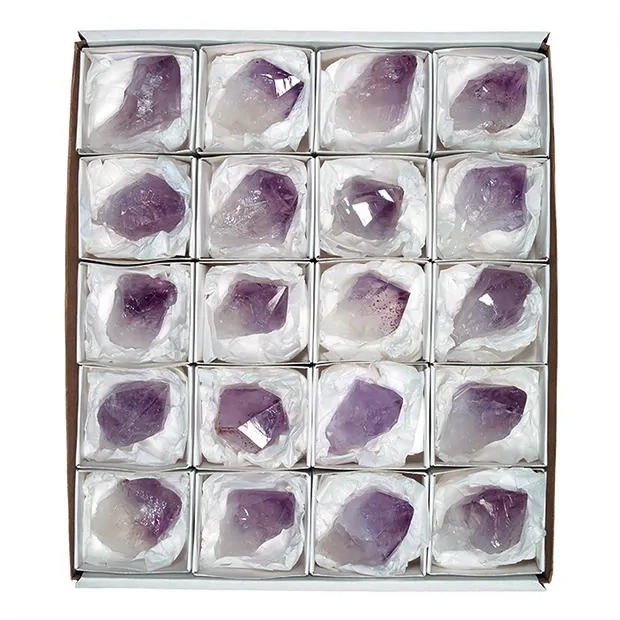 Spitzen Amethyst, 05cm (20 St./VE) | Großhandel Edelsteine, Heilsteine & Schmuck