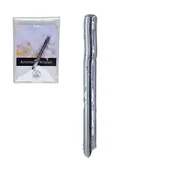 09019303 Antimonite en cristal, 08 - 10cm (grand), avec encart en pochette | Marco Schreier