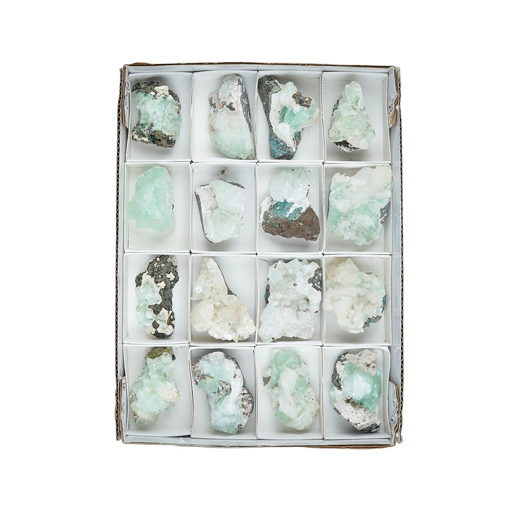 Touffe zéolite/apophyllite, 04 - 05cm (16 pcs/UC) | Marco Schreier