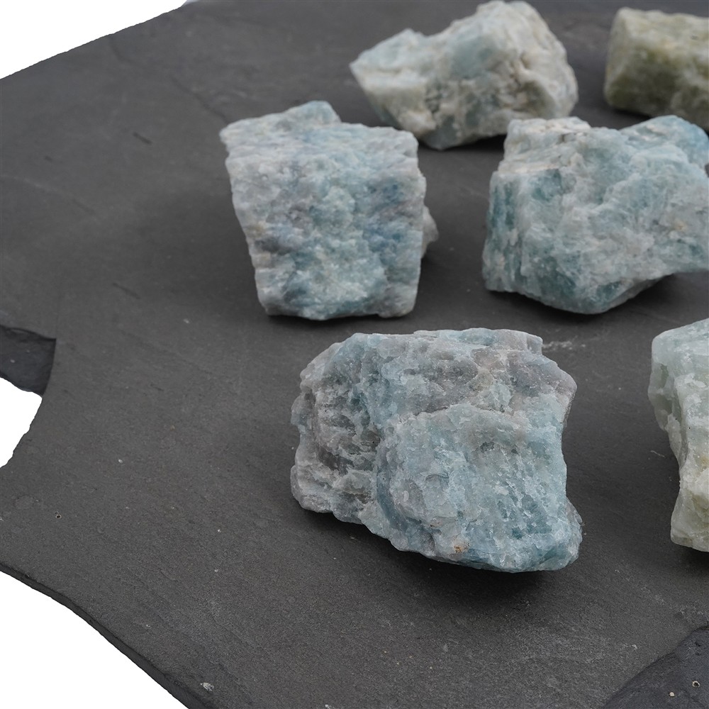 Pietre grezze Acquamarina, 05cm (20 pz./ UC) | grossista gemme e pietre curative