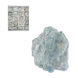 0902202020 Aquamarine rough stones, 05cm (20 pcs./ PU) | wholesaler gems & healing stones