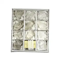 0903500012 Cristal de roca engarzado, aprox. 07cm (12 uds./VE) | Marco Schreier