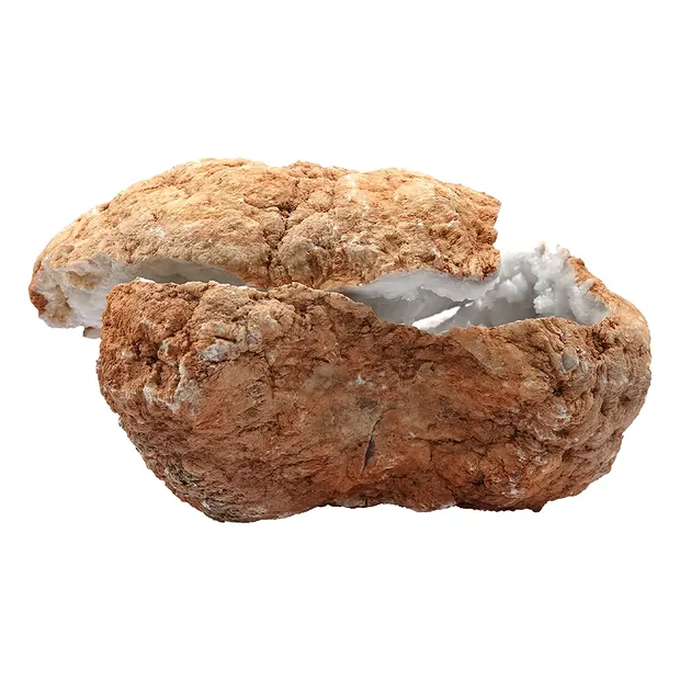 Quarz-Geode (zweiteilig), 20cm | Großhändler Edelsteine, Heilsteine & Schmuck