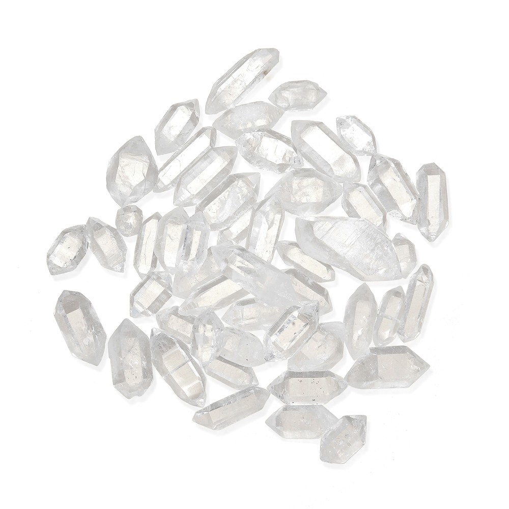 Cristaux Herkimer (Brésil), 1,5 - 2,8cm (100 g/UC) | Marco Schreier