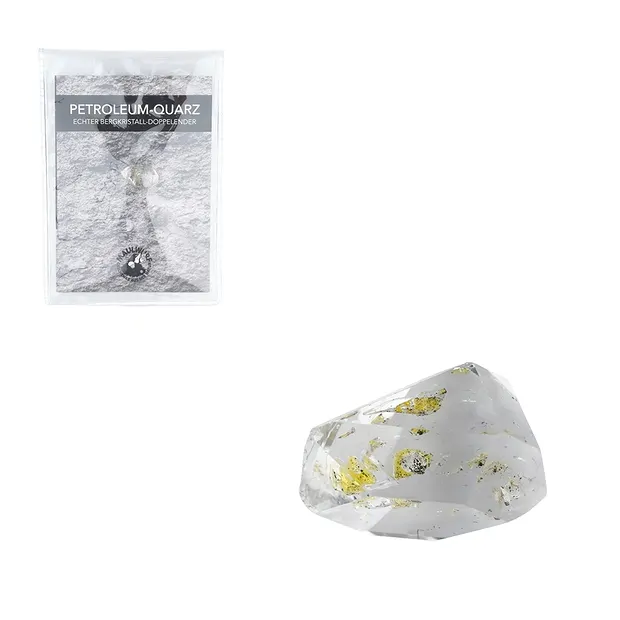 Petroleum-Quarz mit Beileger in Pouch, 1,0 - 1,2cm | Marco Schreier