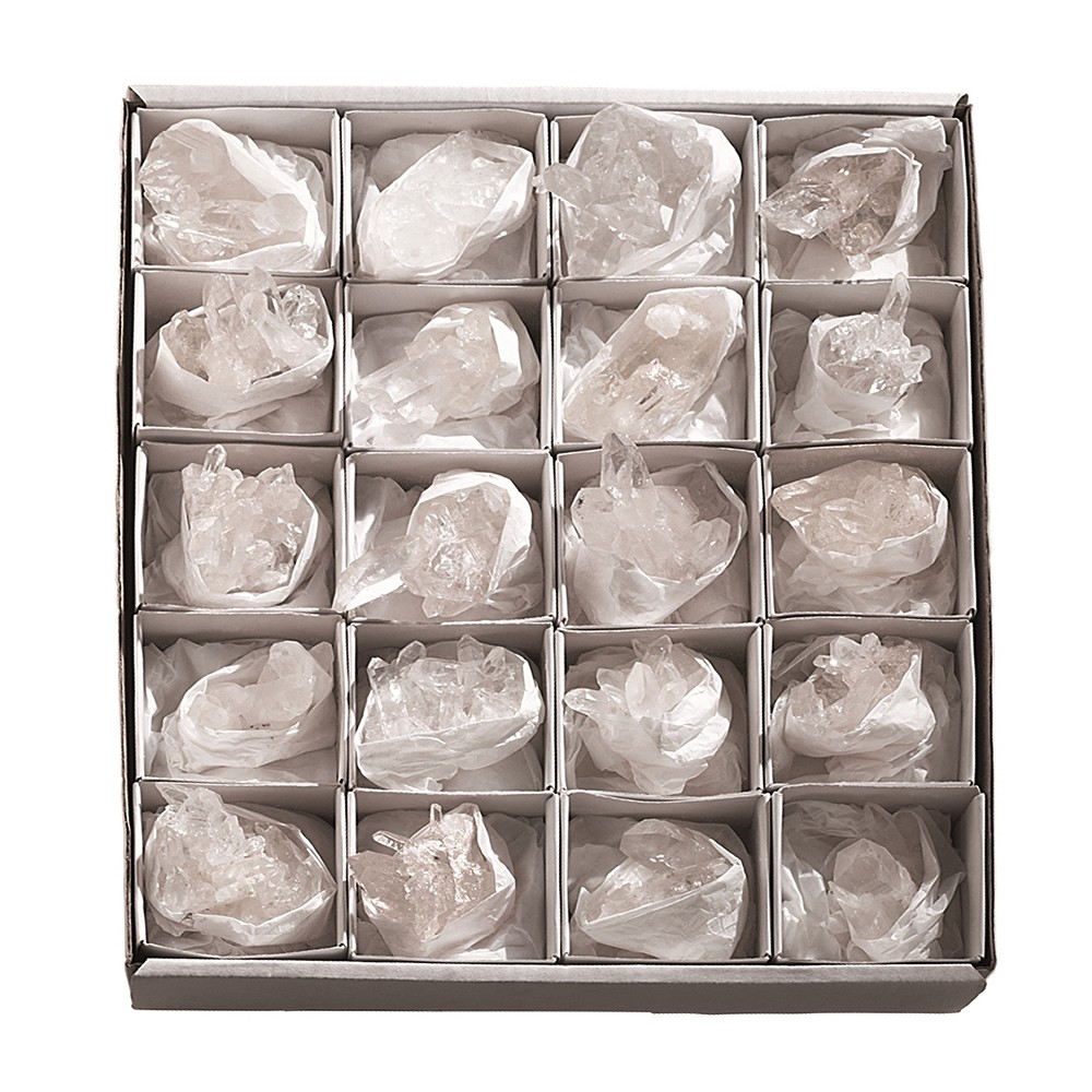 Stufen Bergkristall, 05cm (20 St./VE) | Edelsteine, Heilsteine & Schmuck-Handel