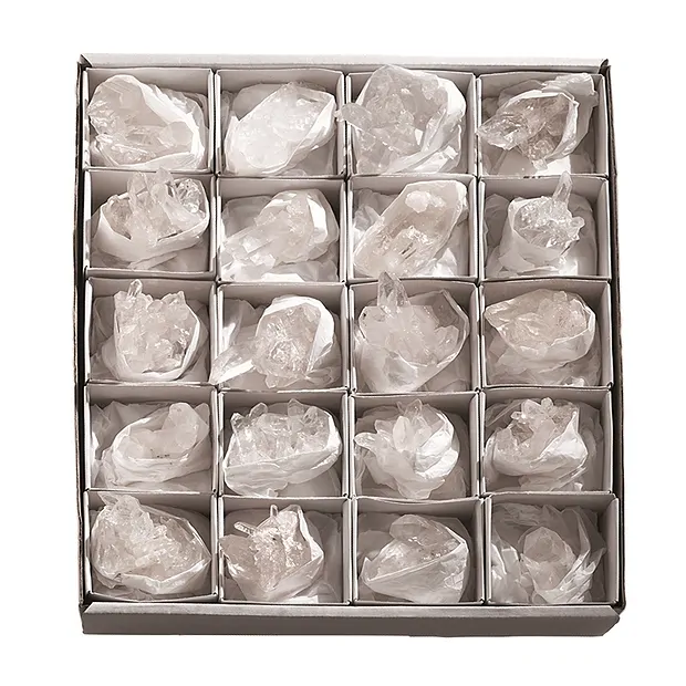 Rock Crystal Clusters, 05cm (20 pcs./ PU) | wholesaler gems & healing stones