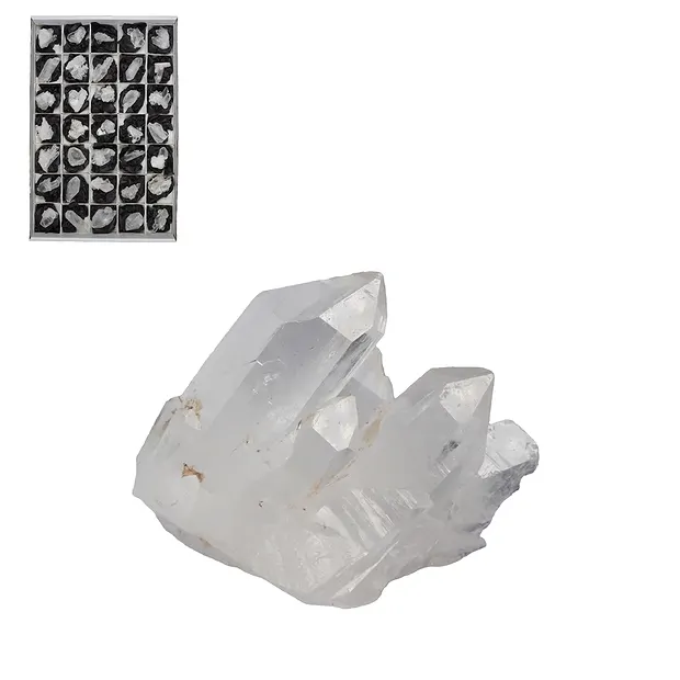 Pasos, Puntas, Cuarzo fibroso Cristal de roca, 04 - 06cm (35 unid./VE) | Marco Schreier
