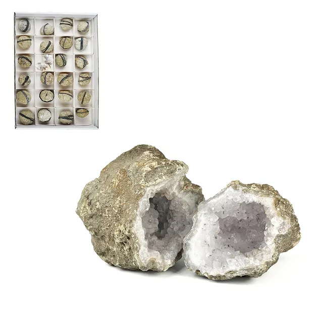 Quarzgeoden, 04 - 05cm (24 St./VE) | Großhandel Edelsteine, Heilsteine & Schmuck