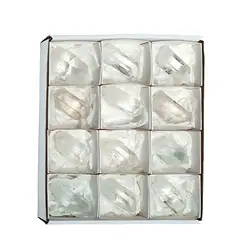 0903503012 Rock Crystal Points, 07cm (12 pcs./ PU) | wholesaler gems & healing stones