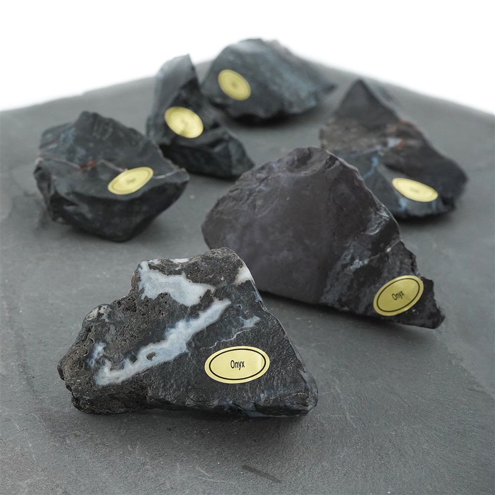 Onyx rough stones (natural), 05 - 06cm (24 pcs/PU) | Marco Schreier