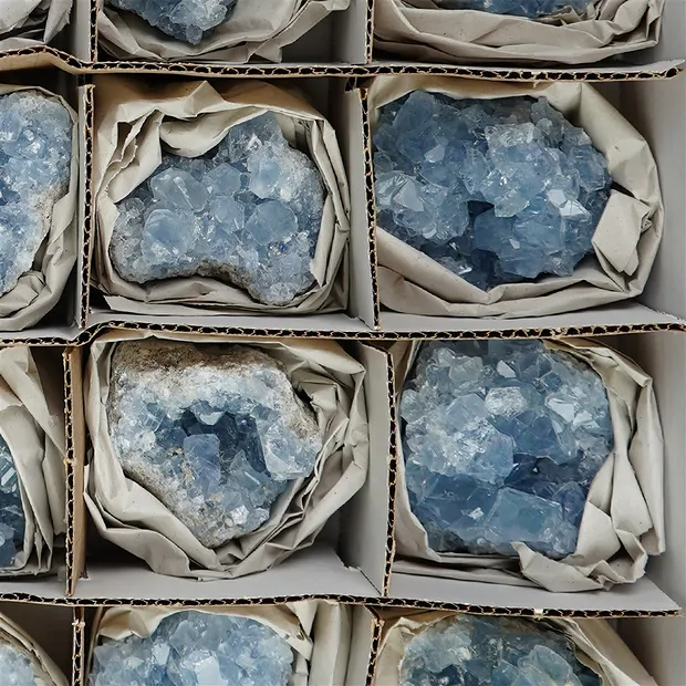 Clusters Coelestine B/C, 05 - 06cm (24 pcs./ PU) | Marco Schreier