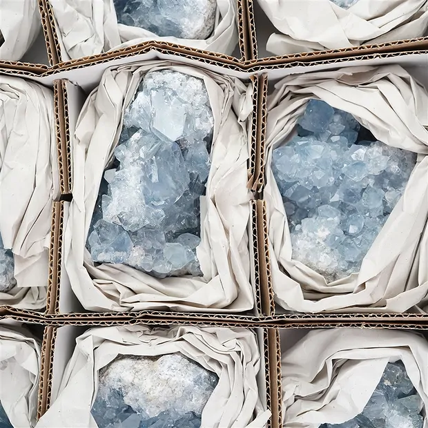 Passi Celestina A, 10 - 15 cm (6 pz.) | grossista gemme e pietre curative