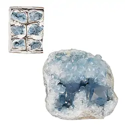 0905401028 Stufen Coelestin A, 09 - 11cm (9 St./VE) | GH Edelsteine, Heilsteine & Schmuck