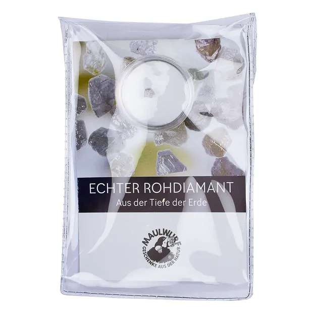 Rohdiamant 0,5ct mit Zertifikatskarte in Pouch | Marco Schreier