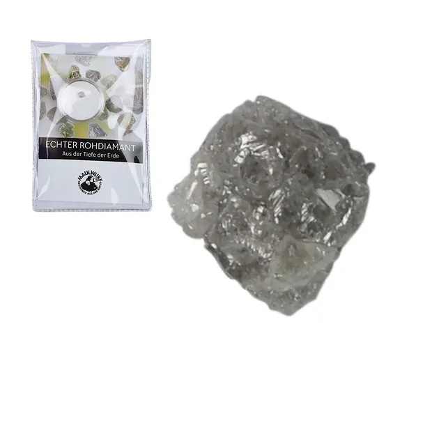 Diamante en bruto 1.0ct con tarjeta de certificado en bolsa | Marco Schreier