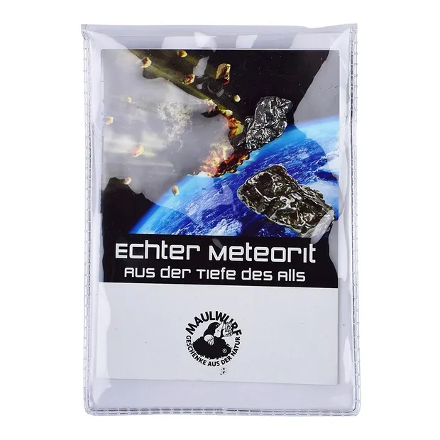 Meteorite 05-07 gram with certificate card in pouch | Marco Schreier