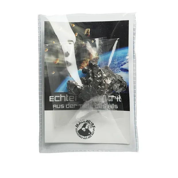 Meteorit 65-75 Gramm mit Zertifikatskarte in Pouch | Marco Schreier